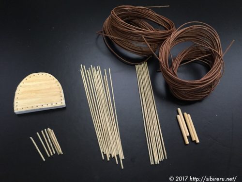 ドールハウス用籐椅子材料