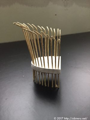 ミニチュア籐椅子作成方法