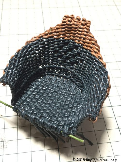 ミニチュア籐椅子クラフトバンド