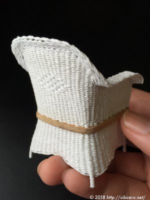 ミニチュア籐椅子バック