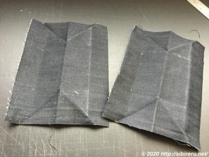 デニム生地カット