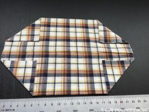 手縫い自作マスク作成2