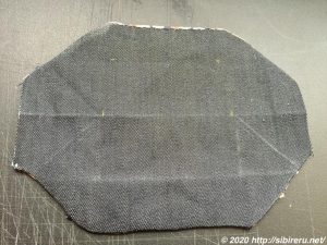 デニム手縫いマスク作成3