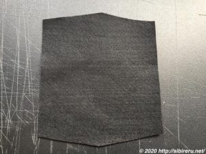 黒フェルト生地1